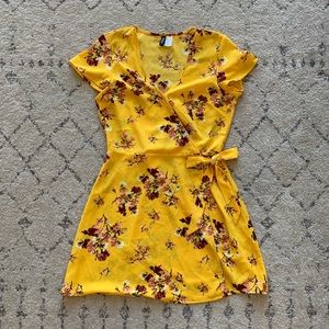 H&M Yellow Floral Blouse